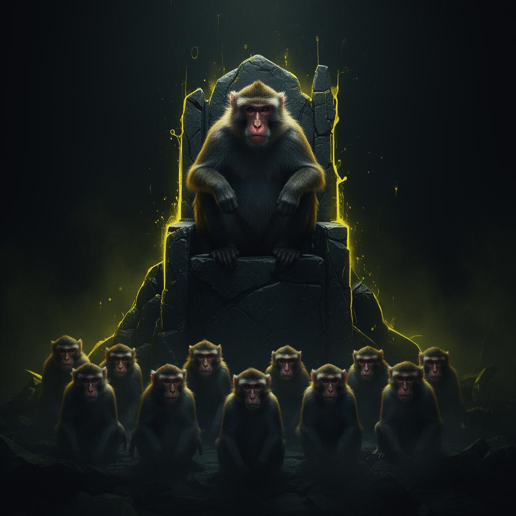 The alpha monkey above twelve testers
